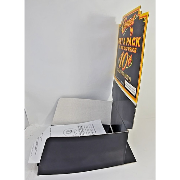 Camel Cigarettes Display & Sign "Get a Pack at the1913 Price" Set of 2 MSA - Picture 5 of 7